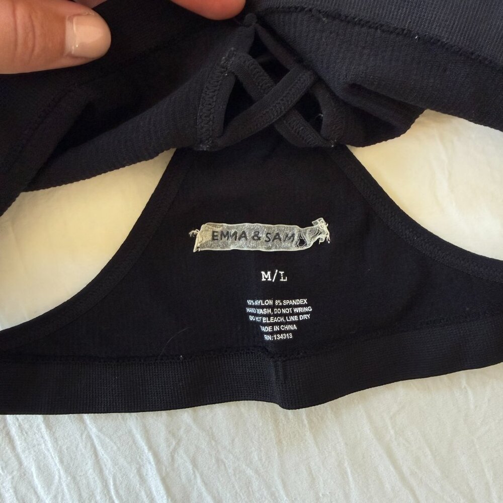 Emma & Sam Racer Back Bralette - Picture 3 of 4